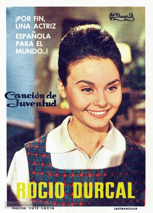 Canci&oacute;n de juventud - Spanish Movie Poster