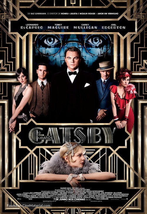 The Great Gatsby - Brazilian Movie Poster