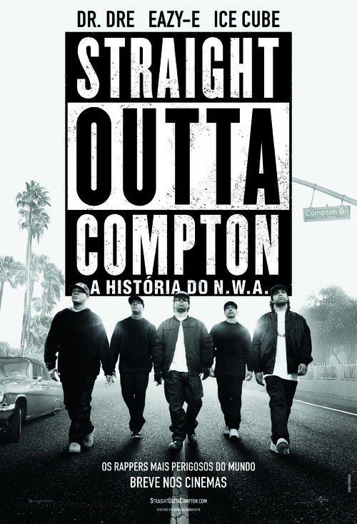 Straight Outta Compton - Brazilian Movie Poster