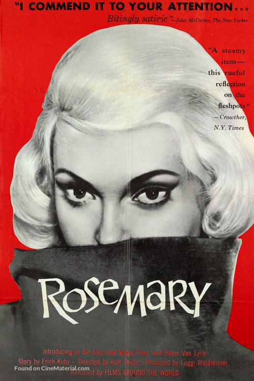 Das M&auml;dchen Rosemarie - Movie Poster