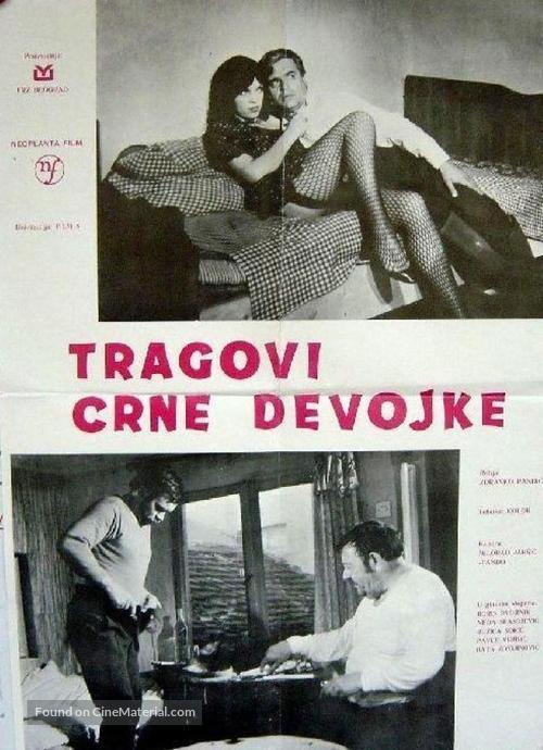 Tragovi crne devojke - Yugoslav Movie Poster