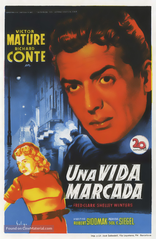 Cry of the City - Spanish Movie Poster