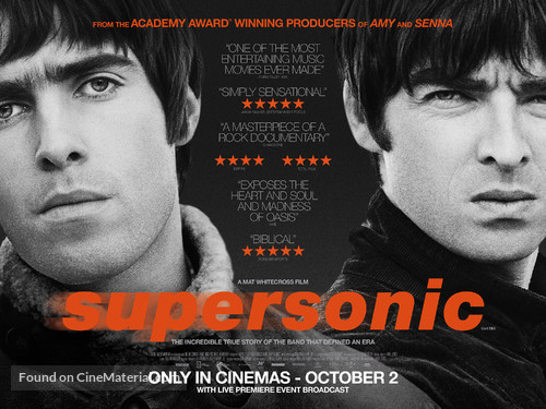 Supersonic - British Movie Poster