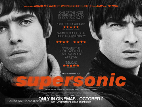 Supersonic - British Movie Poster