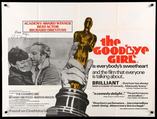 The Goodbye Girl - British Movie Poster