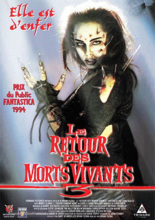 Return of the Living Dead III - French DVD movie cover