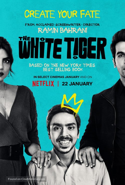 The White Tiger - British Movie Poster