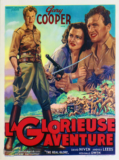 The Real Glory - Belgian Movie Poster