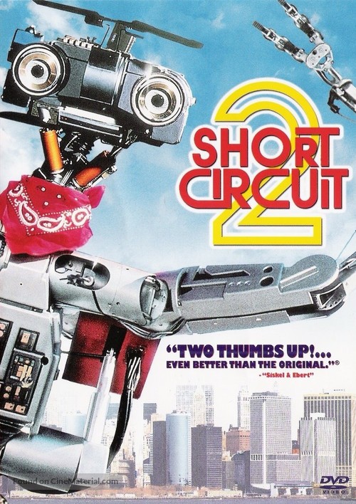 Short Circuit 2 - DVD movie cover
