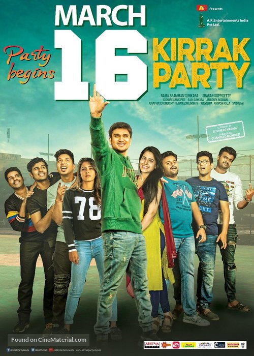 Kirrak Party - Indian Movie Poster