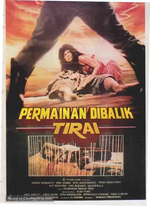 Permainan dibalik tirai - Indonesian Movie Poster