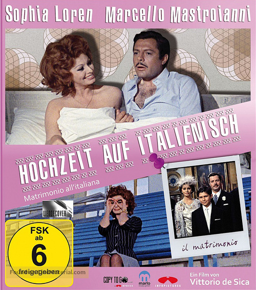 Matrimonio all&#039;italiana - German Blu-Ray movie cover