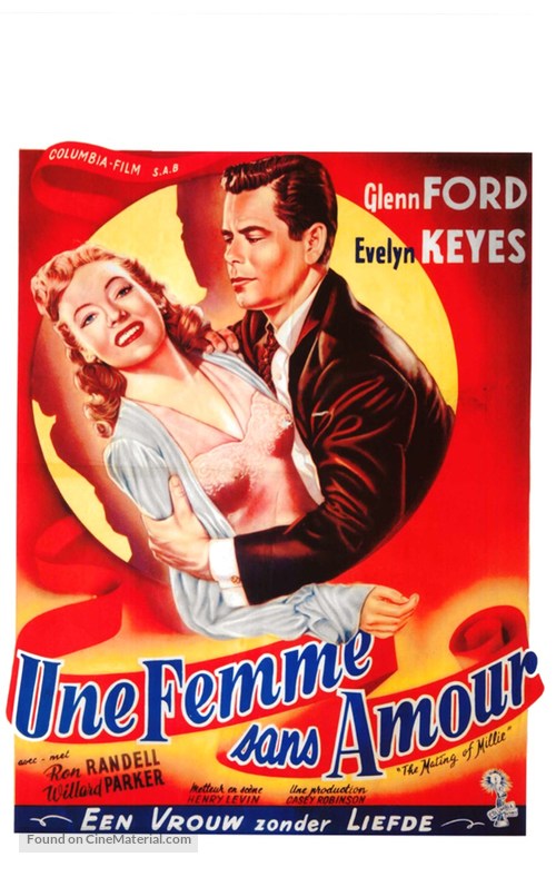 The Mating of Millie - Belgian Movie Poster