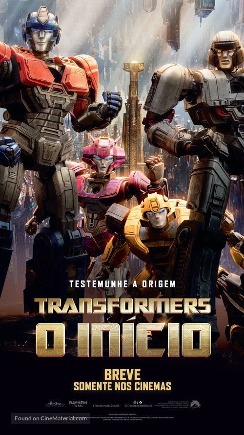 Transformers One - Brazilian Movie Poster