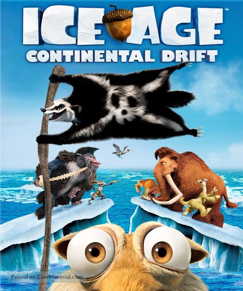 Ice Age: Continental Drift - Blu-Ray movie cover