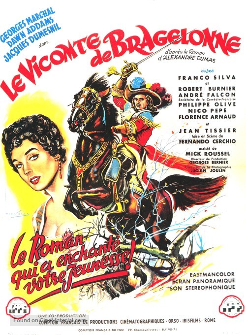 Visconte di Bragelonne, Il - French Movie Poster