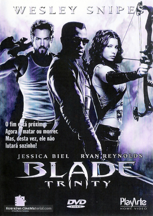 Blade: Trinity - Brazilian DVD movie cover