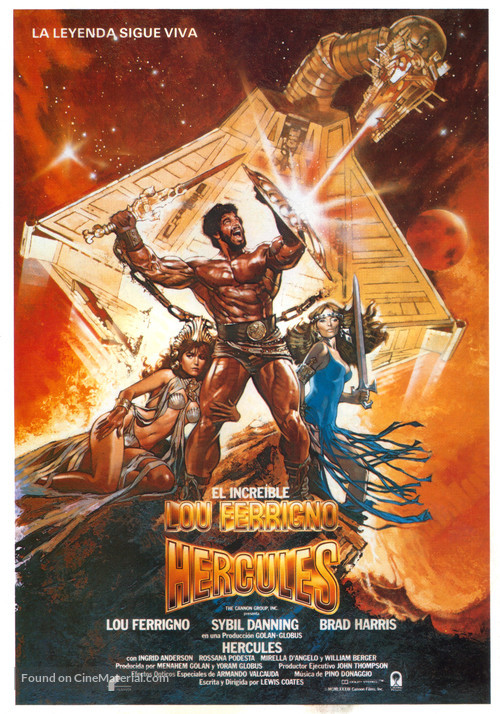 Hercules - Spanish Movie Poster