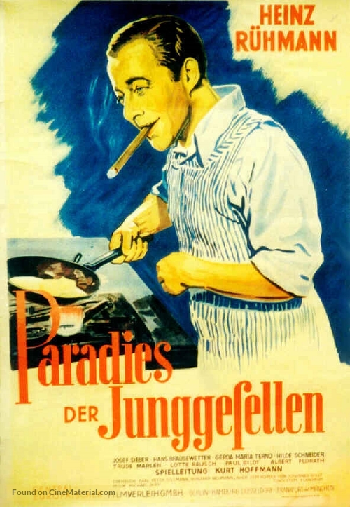 Paradijs der vrijgezellen - German Movie Poster