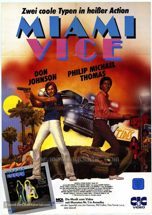 &quot;Miami Vice&quot; - German DVD movie cover