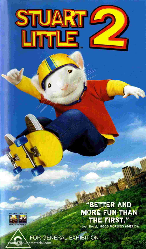 Stuart Little 2 - Australian VHS movie cover