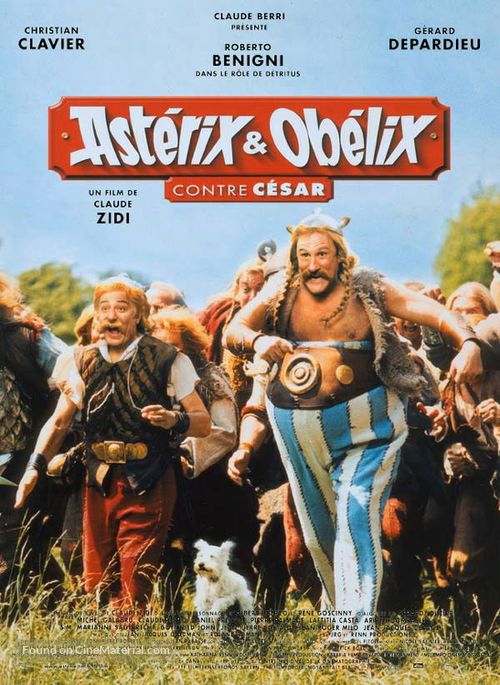 Ast&eacute;rix et Ob&eacute;lix contre C&eacute;sar - French Movie Poster