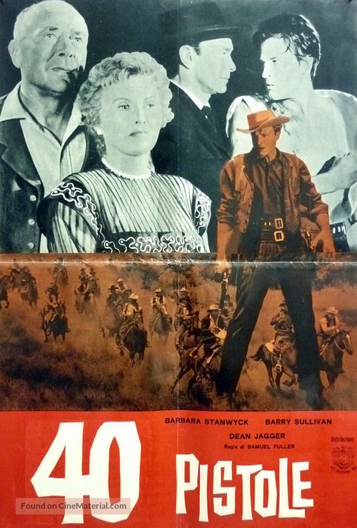 Forty Guns - Italian Movie Poster