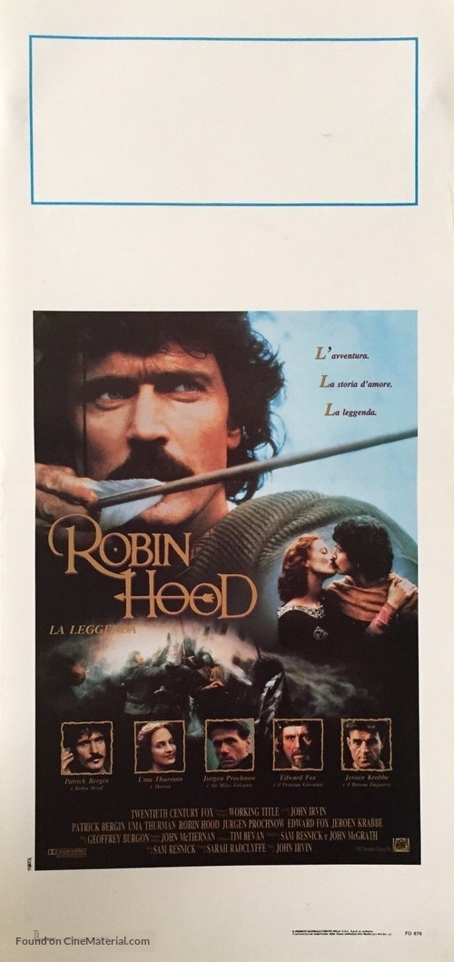 Robin Hood - Italian Movie Poster