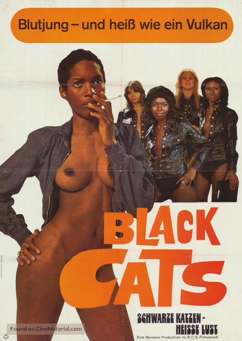 Black Alley Cats - German Movie Poster