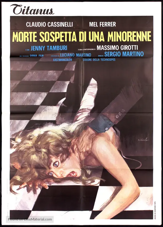 Morte sospetta di una minorenne (1975) Italian movie poster Morte sospetta di una minorenne (1975) Italian movie poster