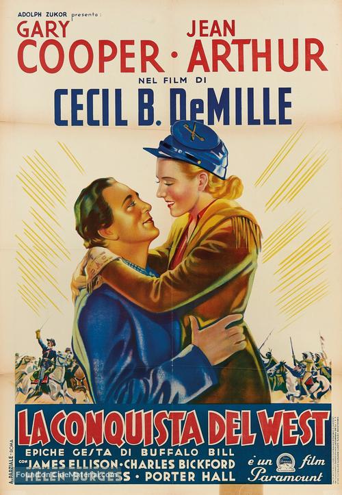 The Plainsman - Italian Movie Poster