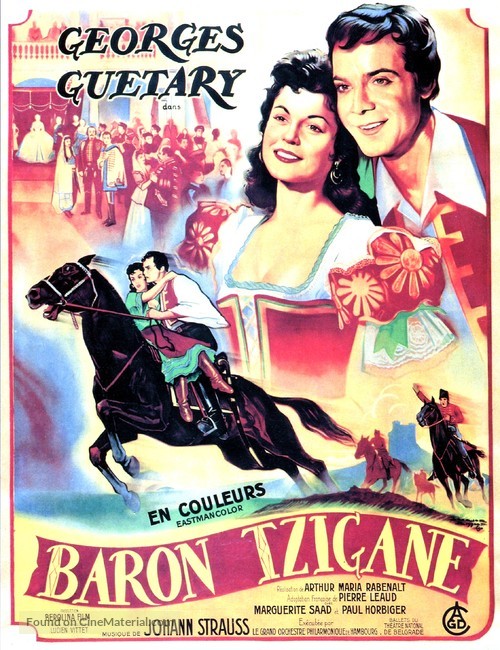 Baron Tzigane - French Movie Poster