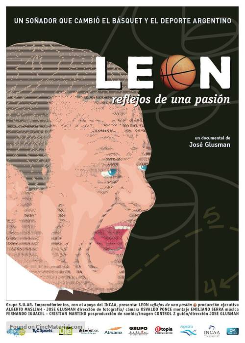 Le&oacute;n, reflejos de una pasi&oacute;n - Argentinian Movie Poster