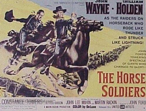 The Horse Soldiers - British Movie Poster