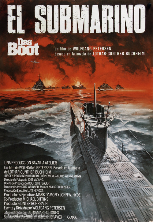 Das Boot - Spanish Movie Poster