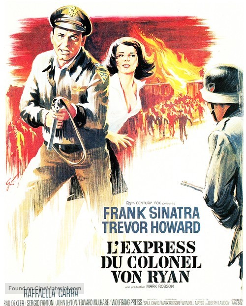 Von Ryan&#039;s Express - French Movie Poster
