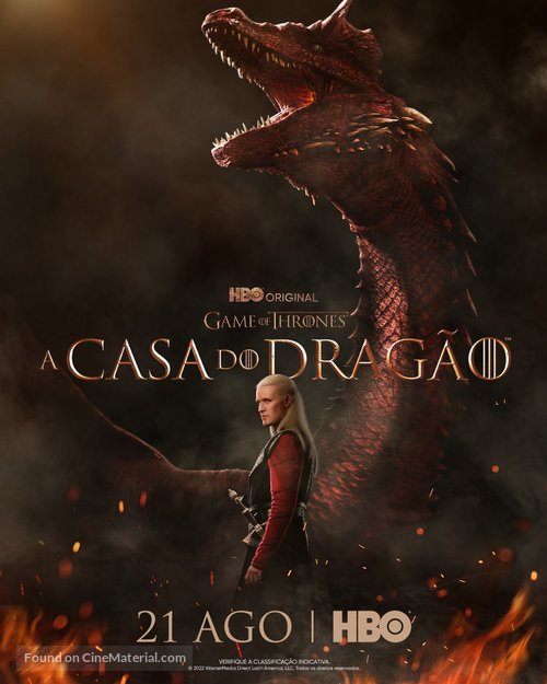 &quot;House of the Dragon&quot; - Brazilian Movie Poster