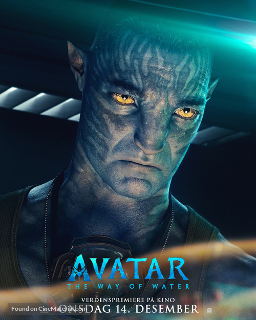 Avatar: The Way of Water - Norwegian Movie Poster