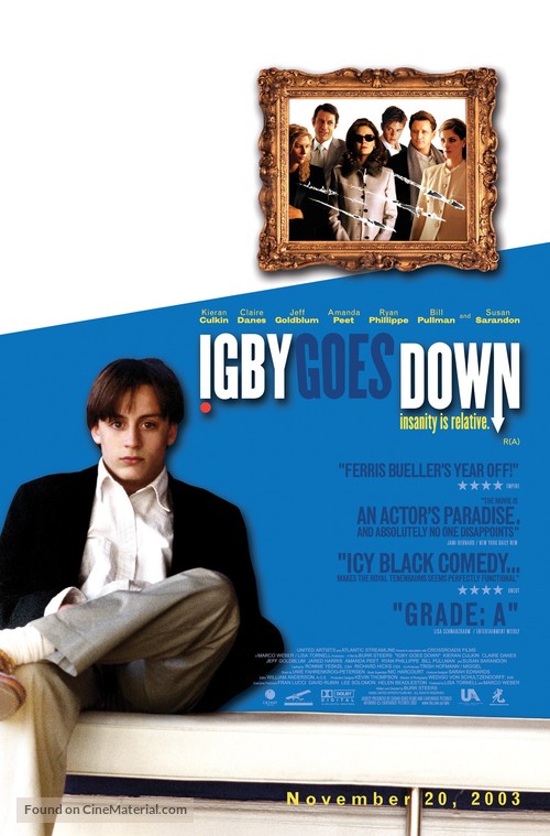 Igby Goes Down - Singaporean Movie Poster