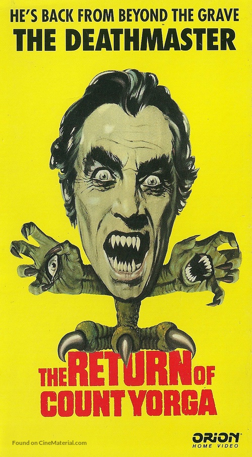 The Return of Count Yorga - VHS movie cover