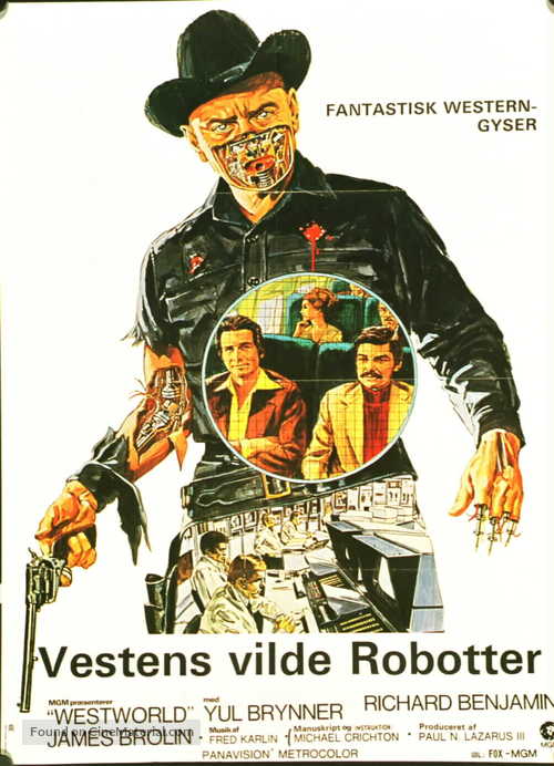 Westworld - Danish Movie Poster