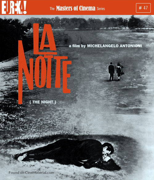 La notte - British Blu-Ray movie cover