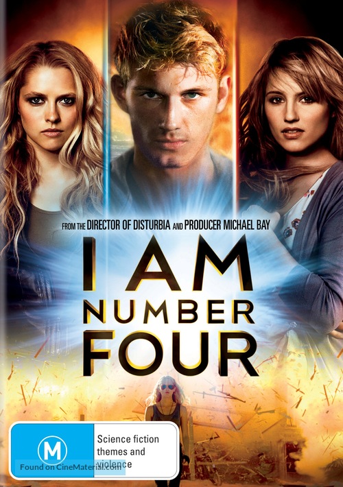 I Am Number Four - Australian DVD movie cover