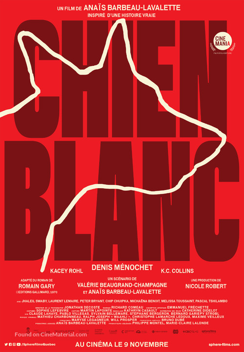 Chien Blanc - Canadian Movie Poster