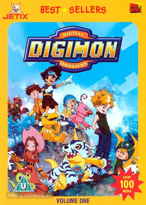 &quot;Digimon: Digital Monsters&quot; - British DVD movie cover