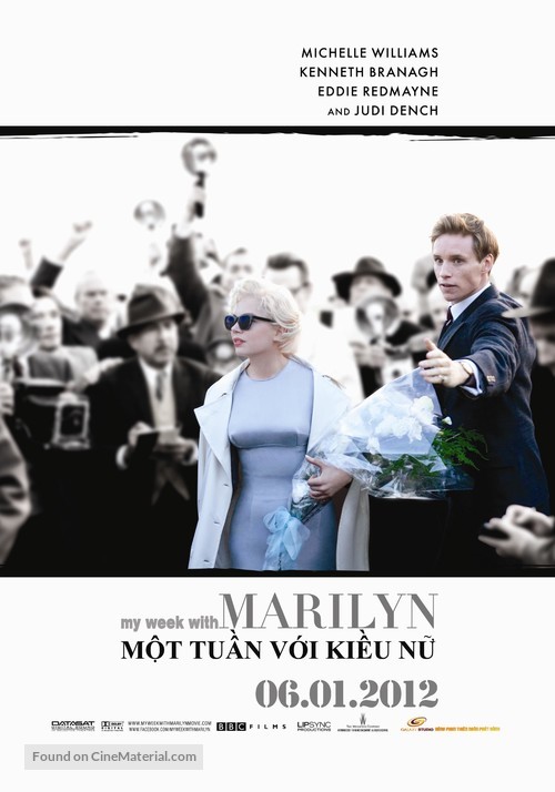 My Week with Marilyn - Vietnamese Movie Poster