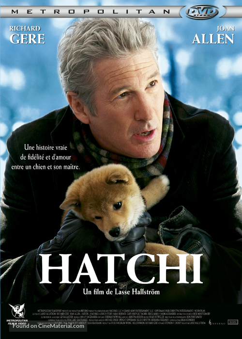 Hachi: A Dog&#039;s Tale - French Movie Cover