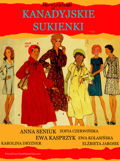 Kanadyjskie sukienki - Polish Movie Poster