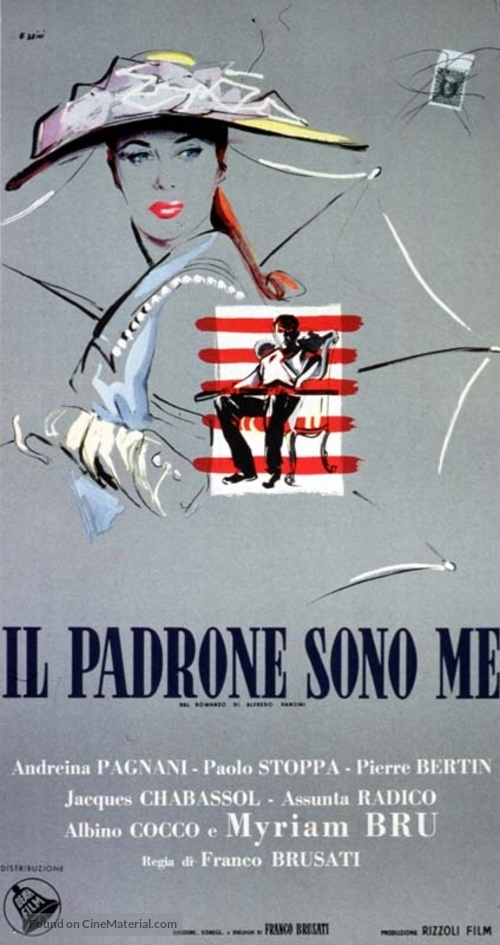 Il padrone sono me - Italian Movie Poster