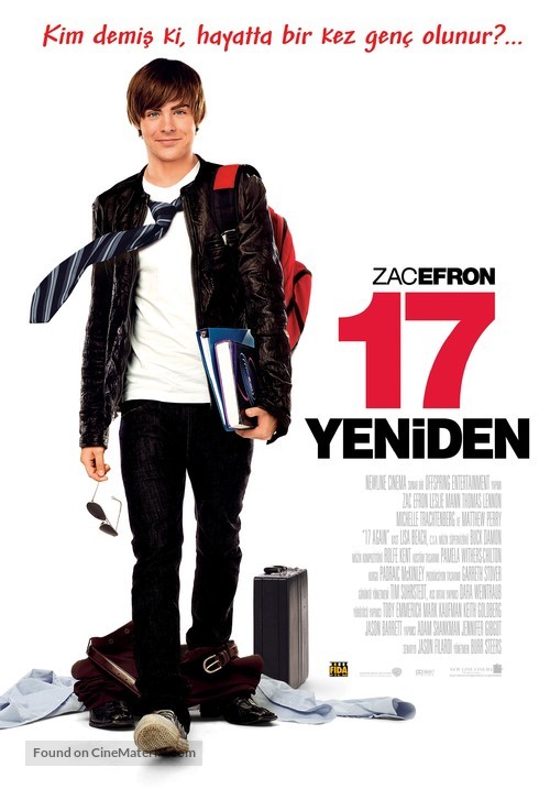 17 Again - Turkish Movie Poster